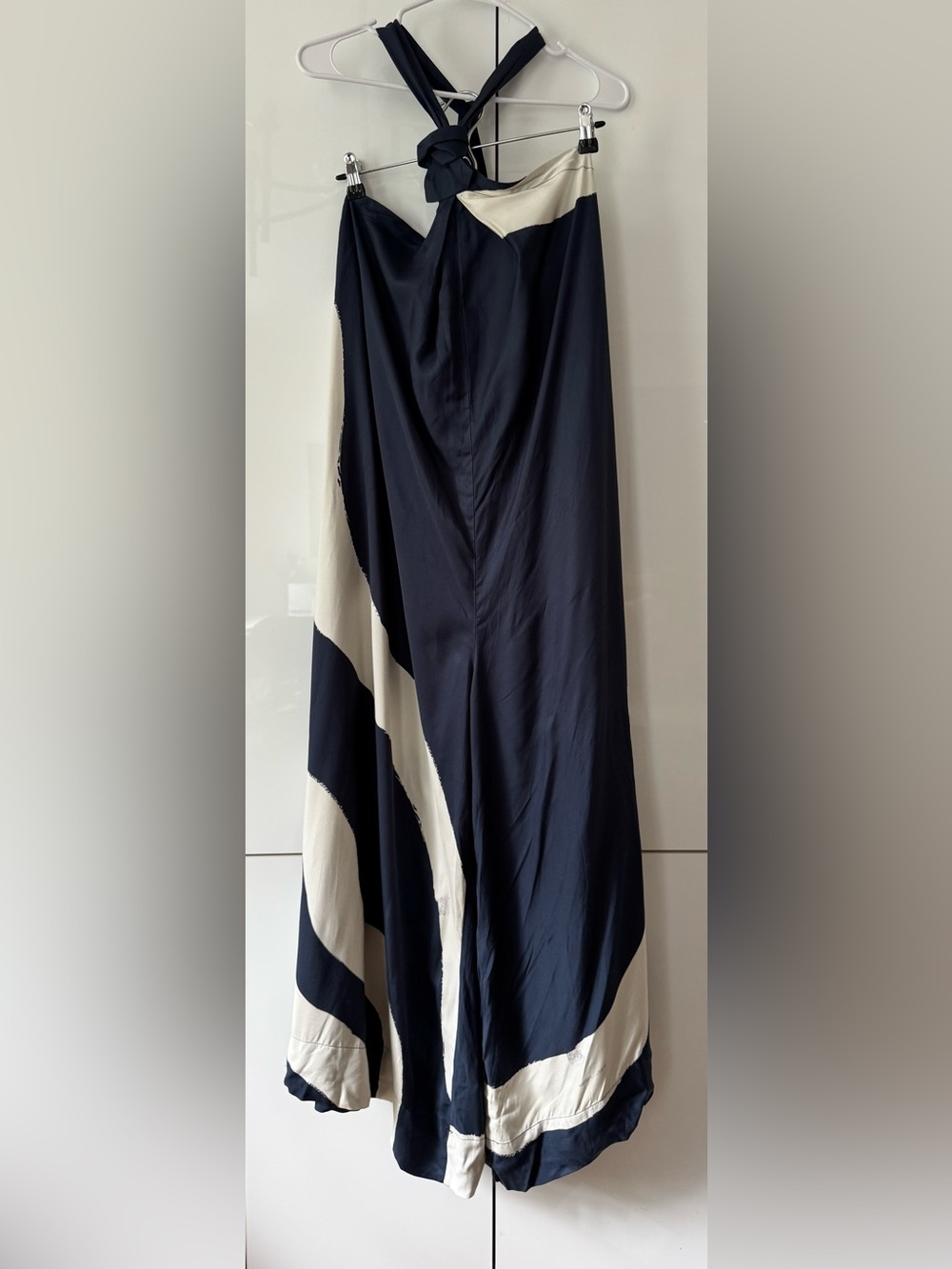 NWT Size XS - Anthropologie Waistless Tie-Neck Jumpsuit (NWT US$ 188) - Picture 13 of 16